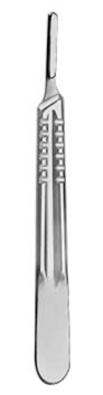 Manico di bisturi 13,5 cm. Numero 4