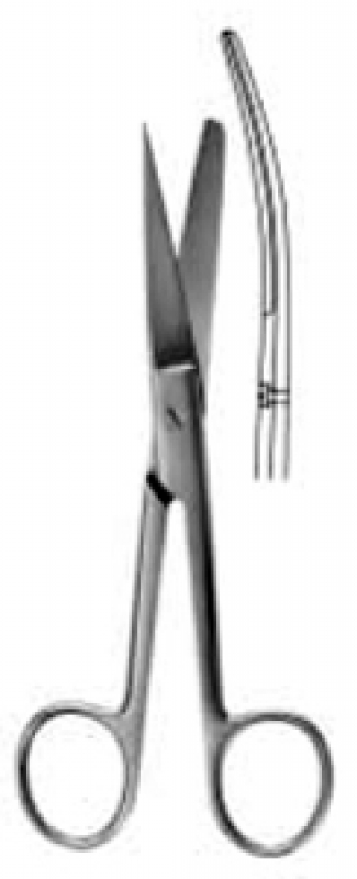 Tesoura modelo STANDARD curva, rombo/fino