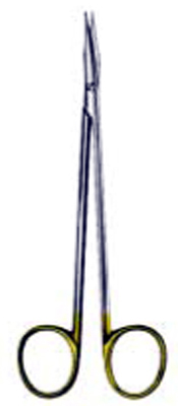 Tesouras para cirurgia modelo Reynolds plástica 15 cm fios de corte TC