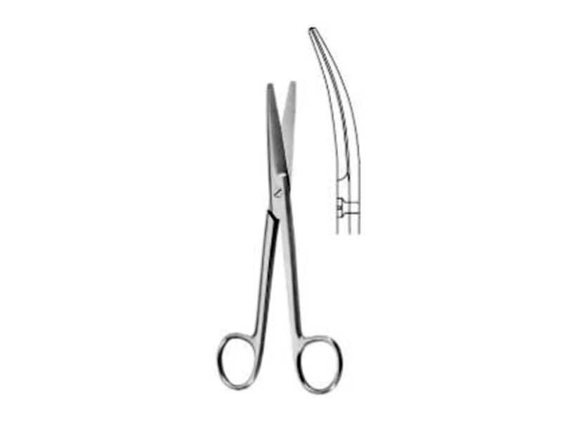MAYO Kirurgiset sakset, käyrät