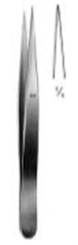 Spinální pinzeta, číslo 5, rovná