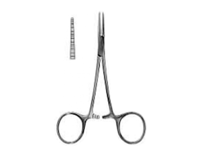 Hemostaasi pihti,  Halstead-Mosquito, suora