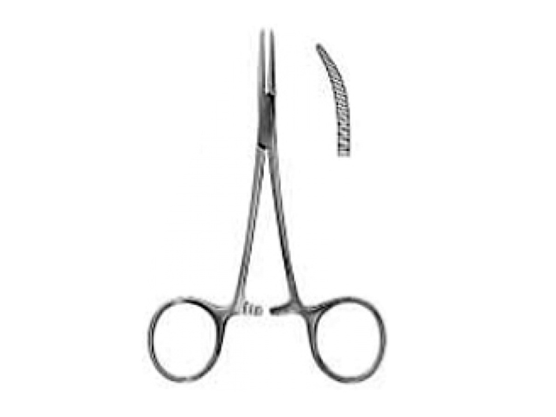 Hemostaasi pihti,  Halstead-Mosquito, käyrä