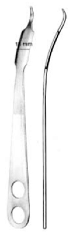 Elevator pentru  oase. Modelul HOHMANN. 24 cm.