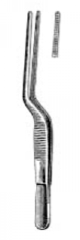 Pinza auricular. Forma bayoneta. Modelo LUCAE.