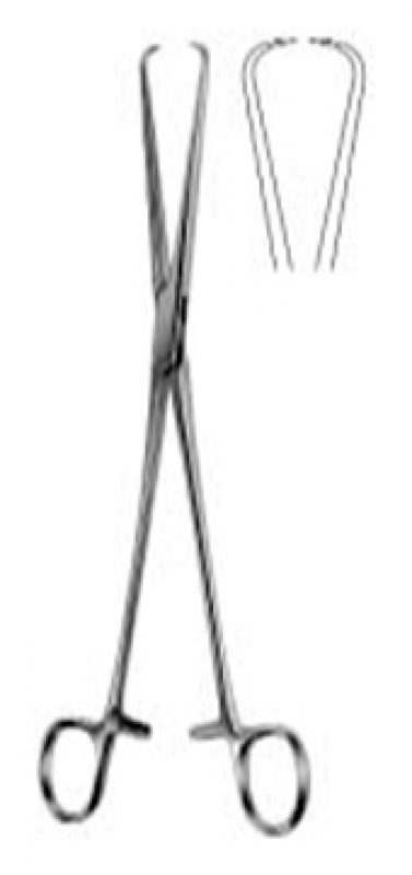 Pinza uterina. Modelo SCHROEDER.