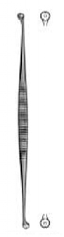 Tire-comédon-double. Modèle UNNA. Rond