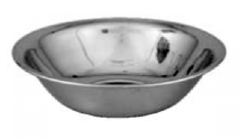 Steel round basin