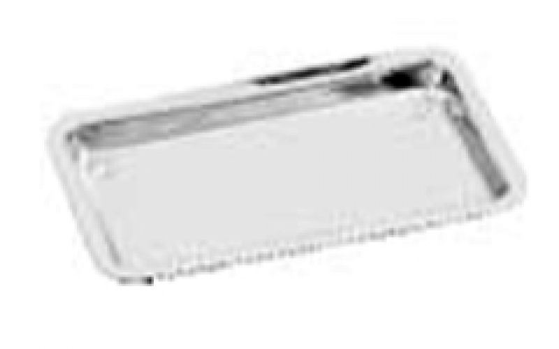 Ocelový zásobník na chirurgické nástroje, obdélníkový