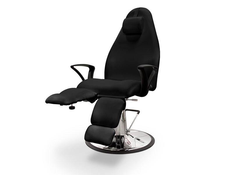 Rotating hydraulic chair 3 sections with legrests