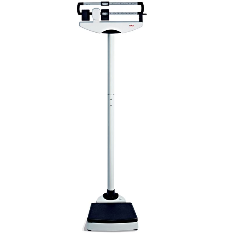 Column scale mod.700, max.220kg, graduation 50g, white, castors