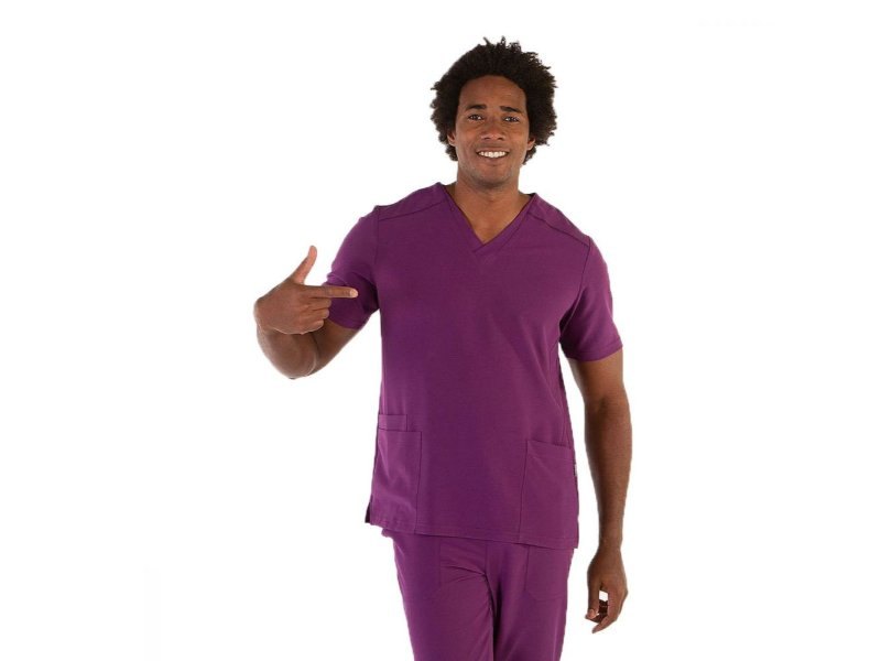 Pijamas Antipañal Pijama De Paciente Azul Con Cremallera Continua