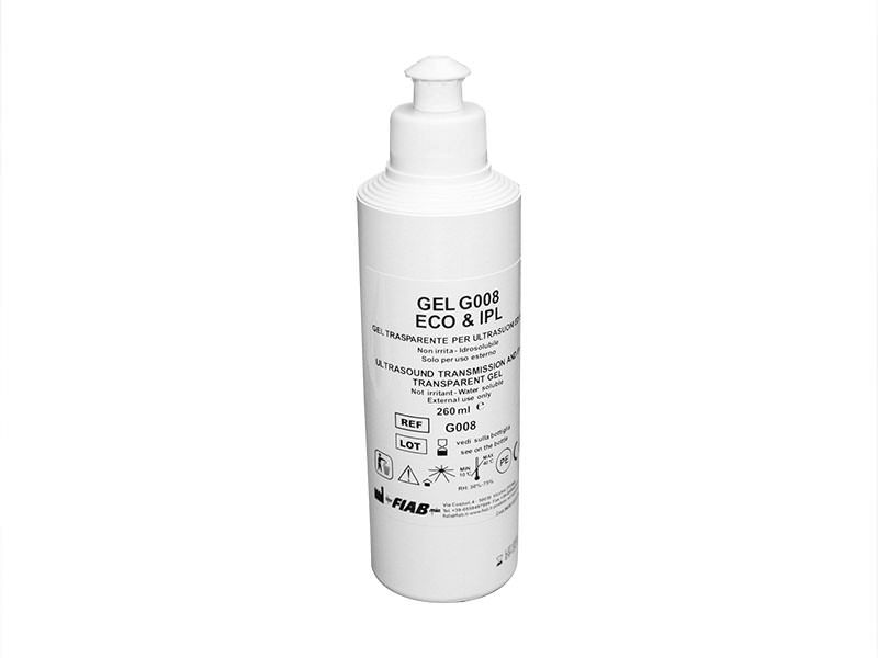 Gel conductor para ultrasonidos e IPL