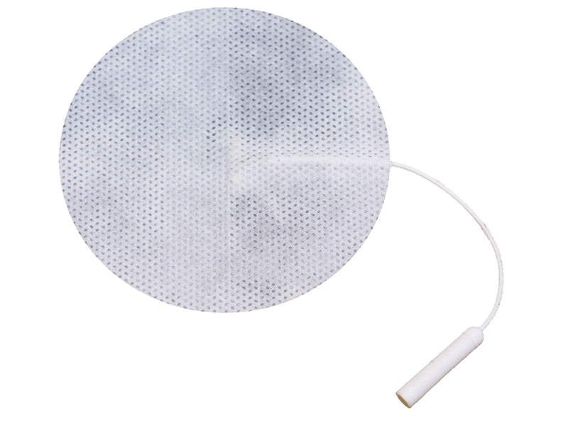 Gelled Adhesive Round Electrodes for TENS and EMS, 4 Units