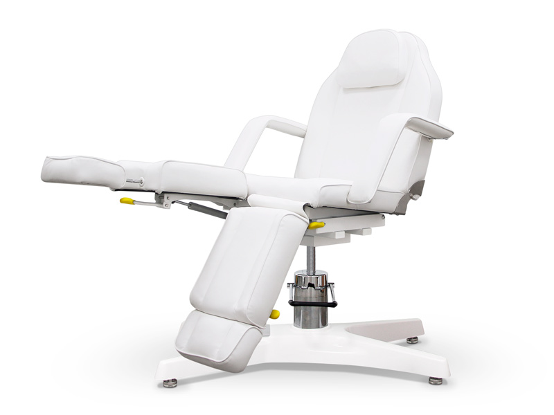 3-section hydraulic armchair, leg loops and seat elevation