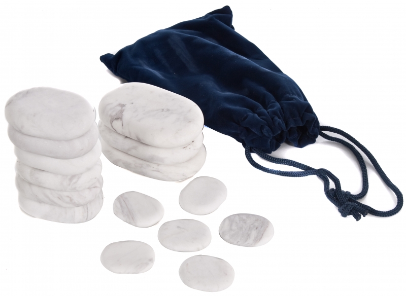 Set koude marmeren therapie stenen 15 stuks 3 verschillende modellen