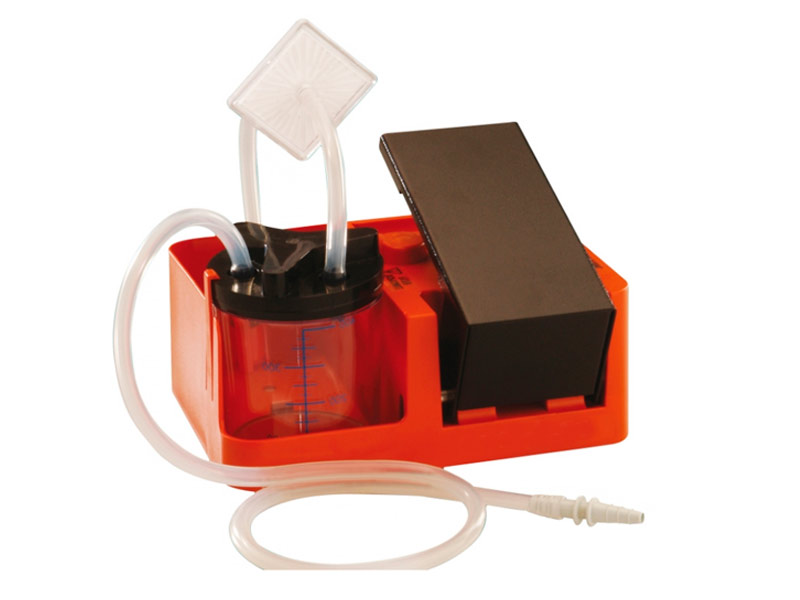 Handbedienende aspirator met pedaal  22 L/min max aspiraties 0,40 Bar