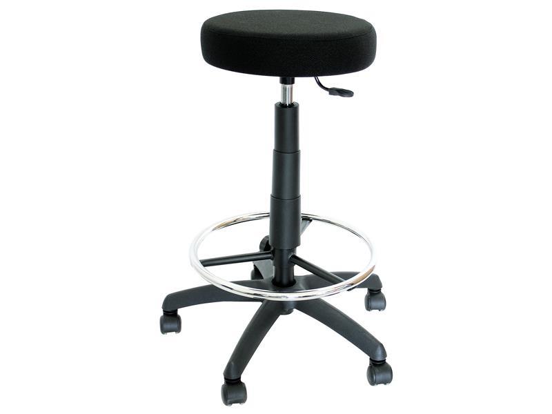 Taburete de ruedas regulable en altura