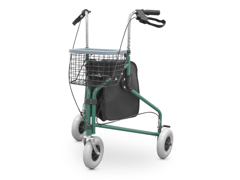 Walker met mand en 3 wielen
