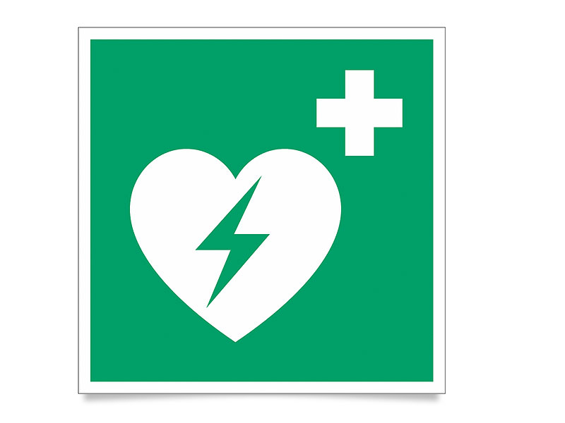 Informatiivinen signaali itseliimautuva defibrillaattori