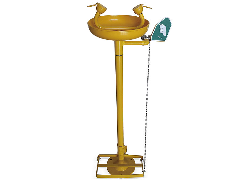 Eyewash station with stand galvanised steel