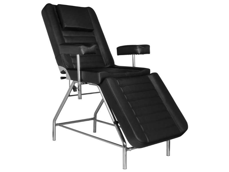 Cadeira Profissional para Tatuagem Pro Ink 602 Preta Ajustável