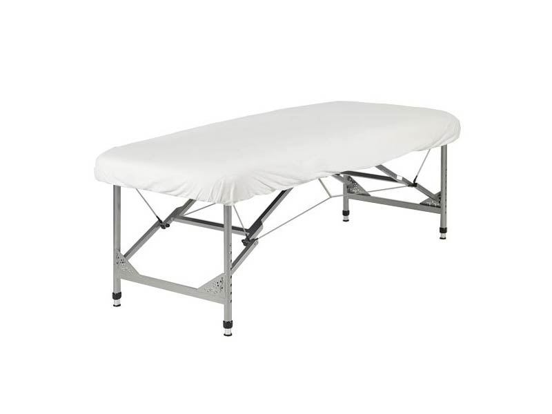QUIRUMED Coussin Rouleau 55 X 15 Cm – Cylindrique En Similicuir, Pour Massage, Physiothérapie, Yoga, Pilates (Blanc)