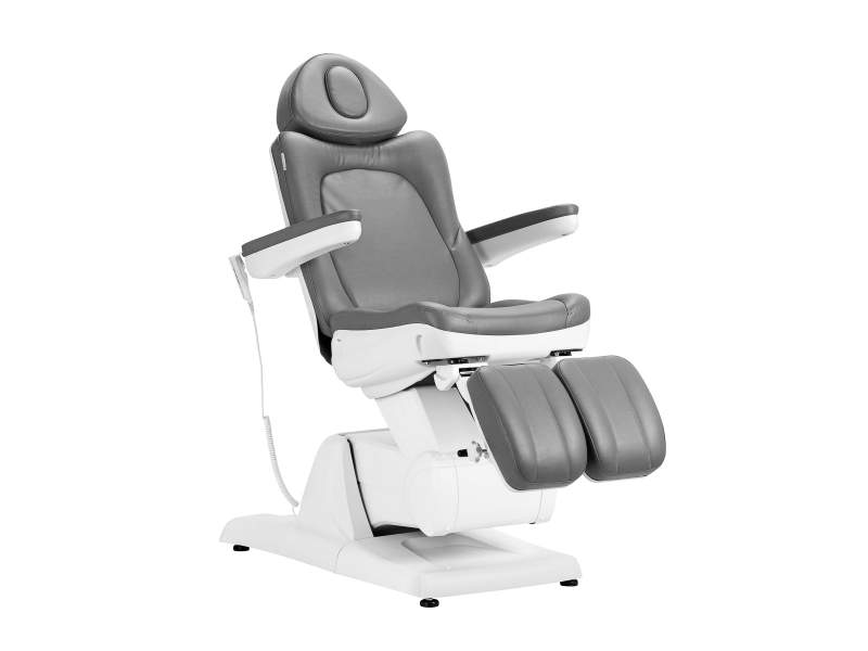 Poltrona cosmetica elettrica azzurra 870S con regolazione silenziosa