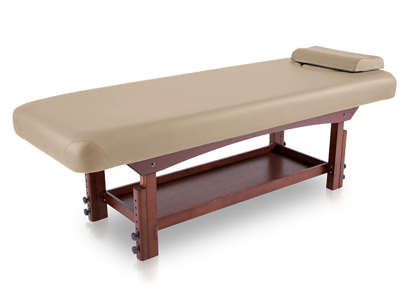 Fixed SPA Bed with Wooden Base