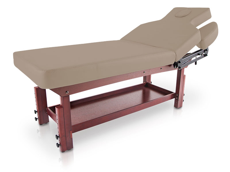 Table de massage spa en bois fixe