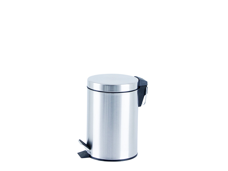 Samtig Edelstahl Treteimer