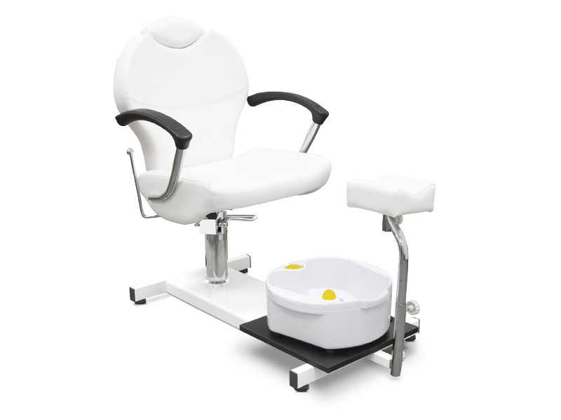 Sillón para pedicura con bañera