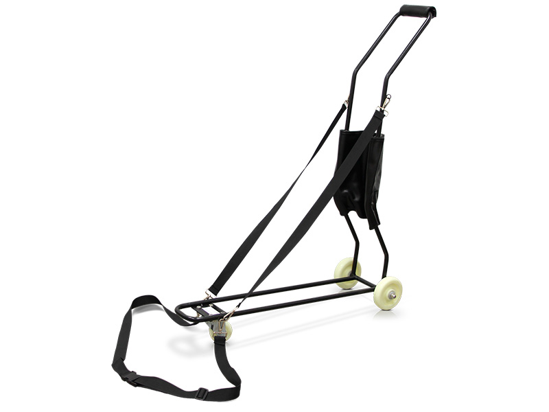 Trolley for folding massage tables transport