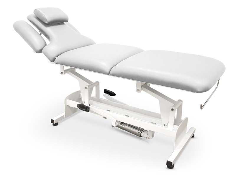 Lettino idraulico con snodo centrale 186 x 65 cm