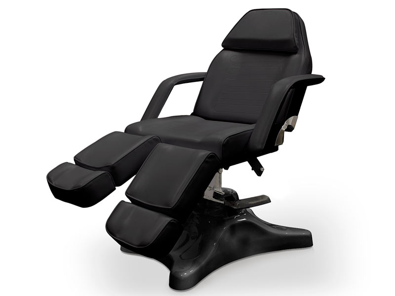 Hydraulic chair of 3 sections with leg rests