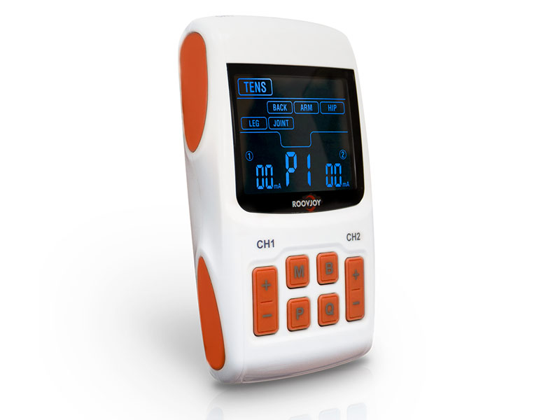 TENS elektrostimulator och massage med 21 program