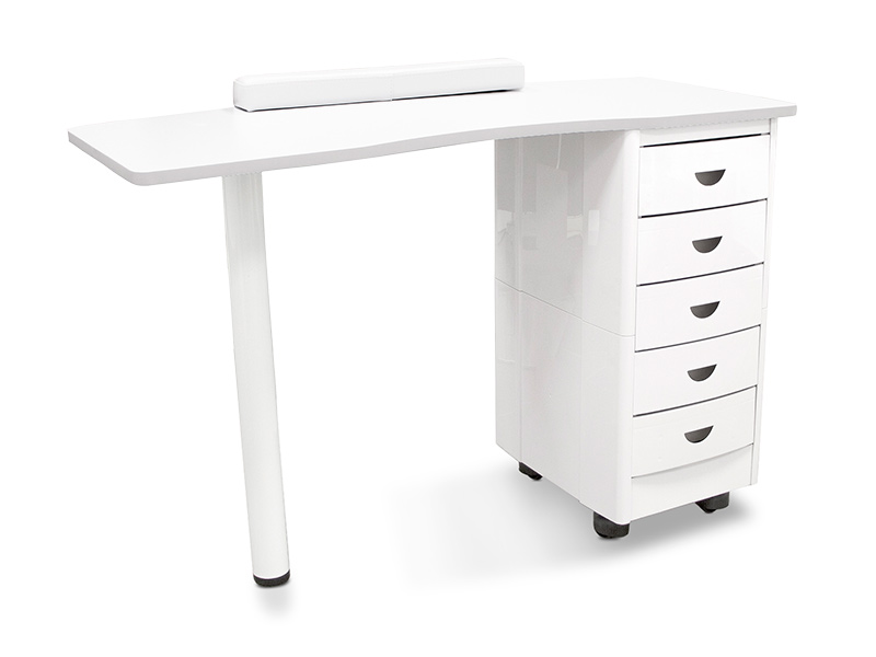 Professionellt manikyrbord med 5 lådor