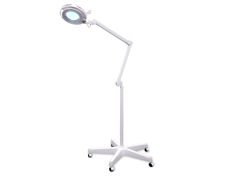 Förstoringslampa med 3 och 5 dioptrier förstoringsglas