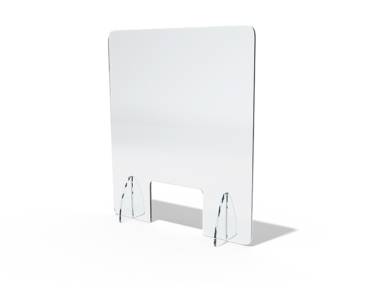 Beschermend scherm van methacrylaat voor balies en kantoren