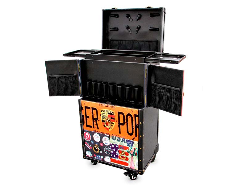 Valigetta trolley da barbiere personalizzata