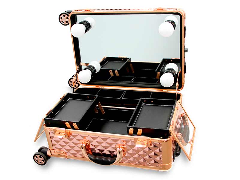 Astuccio per il trucco con luce e USB