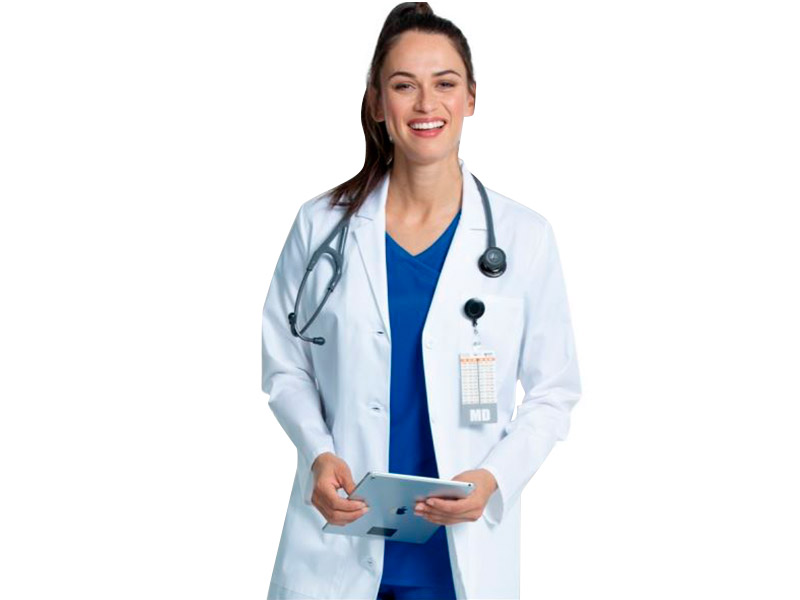 Cherokee tailliertes Krankenschwesterkleid g