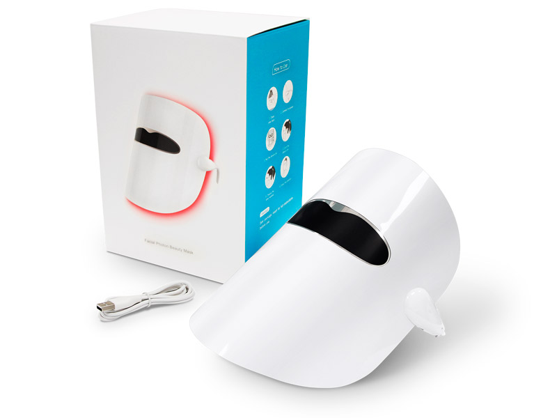 Masque de lumière LED pour le rajeunissement du visage