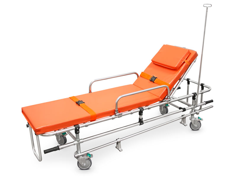 Ambulance stretcher with wheels