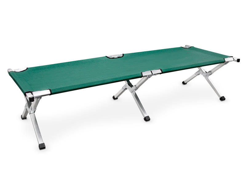 Cama de campaña plegable de aluminio
