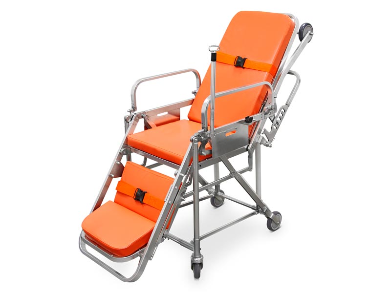 Camilla para ambulancia convertible en silla