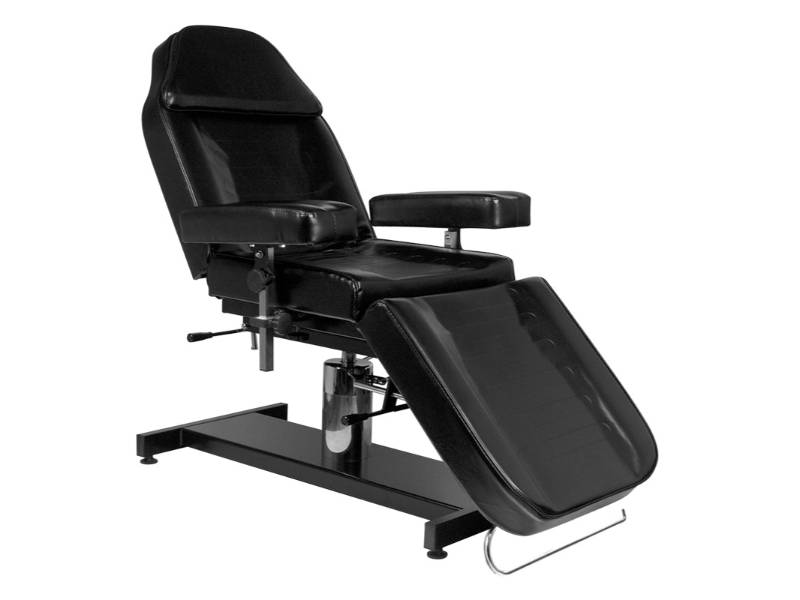 Sedia professionale per tatuaggi Tattoo Chair Pro Ink 210H nera regolabile