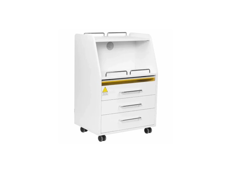 Carrello Podologico Professionale con Lampada Uvc per Sterilizzatore Strumenti