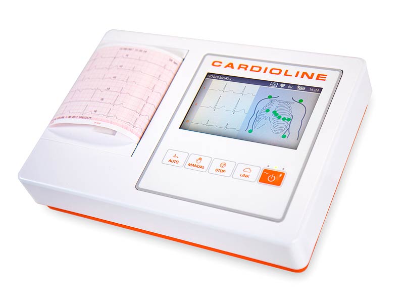 Elettrocardiografo portatile ECG100L a 12 derivazioni