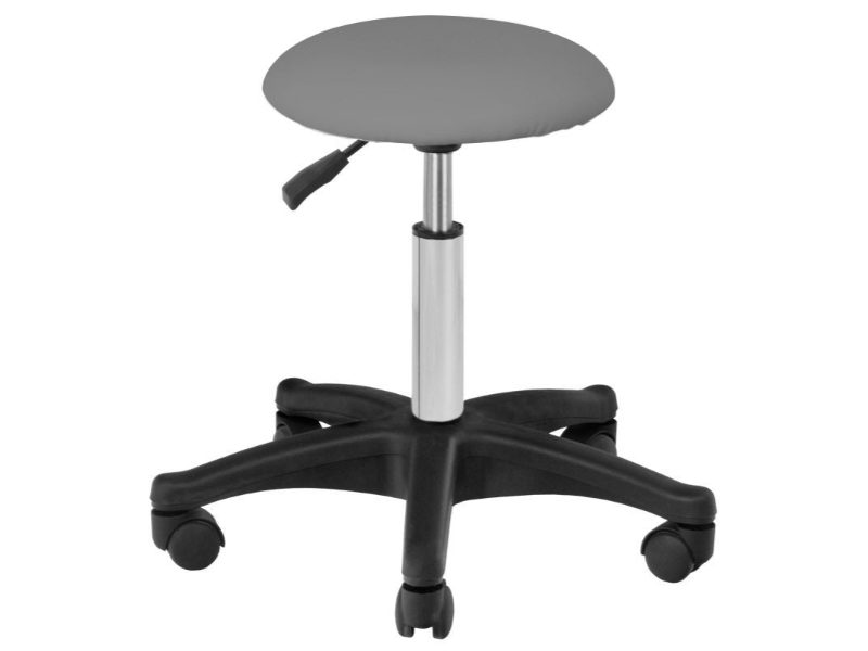 Tabouret cosmétique hydraulique avec base étoile et roulettes plastiques